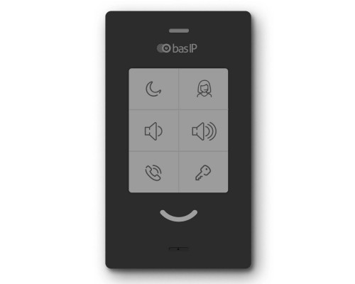 IP-аудіодомофон Bas-IP SP-03 black