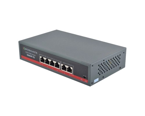 PoE-комутатор FoxGate S5804P-E2 CCTV 4-портовий некерований