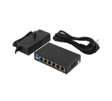 PoE-комутатор FoxGate S6004G-G2-AI POE Watchdog 6-портовий некерований