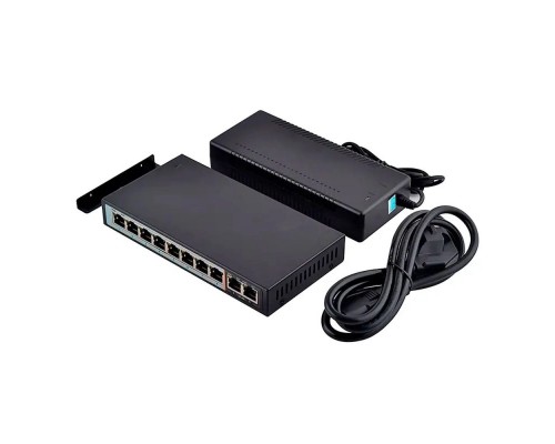 PoE-комутатор FoxGate S6008-E2-AI POE Watchdog 8-портовий некерований