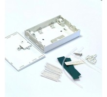 Абонентська розетка/бокс LW FTTH, для 4xSC simplex/ LC duplex прохідна
