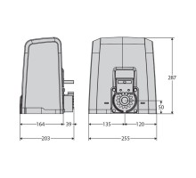 Автоматика для відкатних воріт BFT DEIMOS ULTRA BT A600 KIT комплект