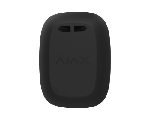 Бездротова екстрена кнопка Ajax DoubleButton (8EU) ASP black з захистом від випадкових натискань
