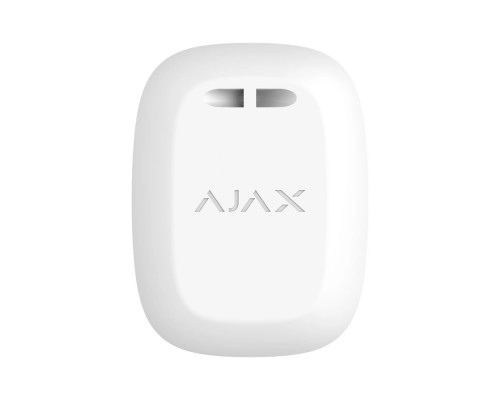 Бездротова тривожна кнопка Ajax Button S Jeweller white