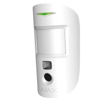Бездротовий датчик руху Ajax MotionCam white з фотокамерою для підтвердження тривог