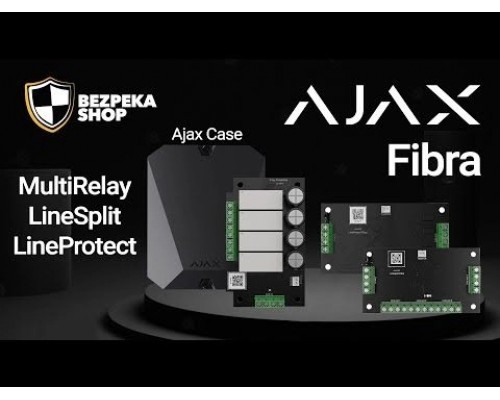 Чотириканальне реле з сухими контактами Ajax MultiRelay Fibra