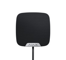 Дротова кімнатна сирена Ajax HomeSiren Fibra black