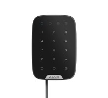 Дротова сенсорна клавіатура Ajax KeyPad Fibra black