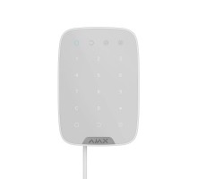 Дротова сенсорна клавіатура Ajax KeyPad Fibra white
