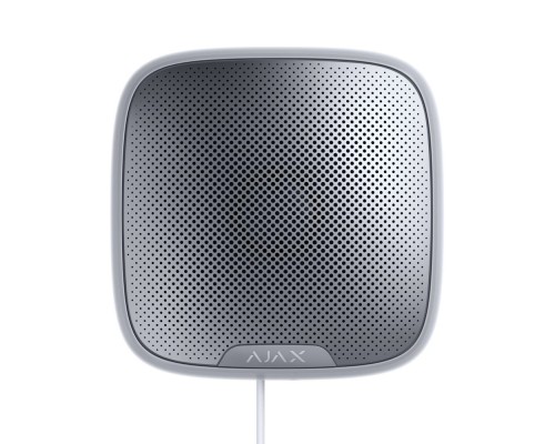 Дротова вулична сирена Ajax StreetSiren Fibra white