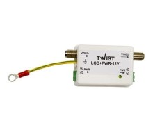 Грозозахист на коаксіал F-F Twist-LGC+PWR12V