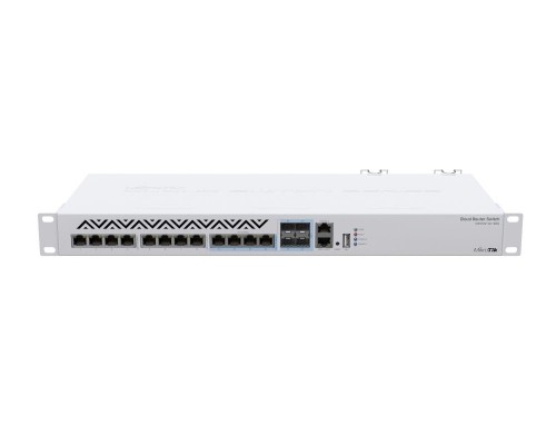 Комутатор MikroTik CRS312-4C+8XG-RM 8x1G/2.5G/5G/10G, 4xSFP+/10GE combo