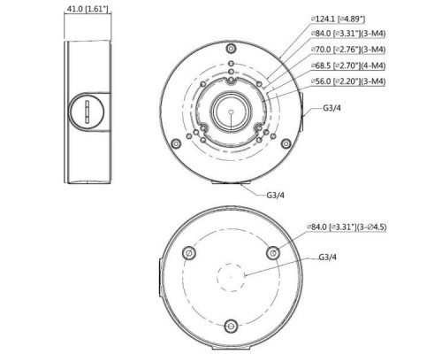 Комутаційний бокс Dahua PFA130-E