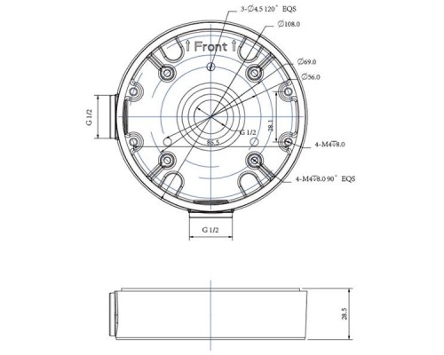Комутаційний бокс Dahua PFA139