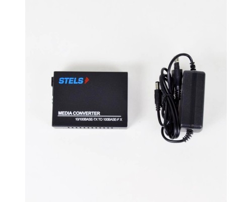 Медiаконвертер 100M 20км WDM SC LFP, STELS-F110SB-20A-LFP-1310