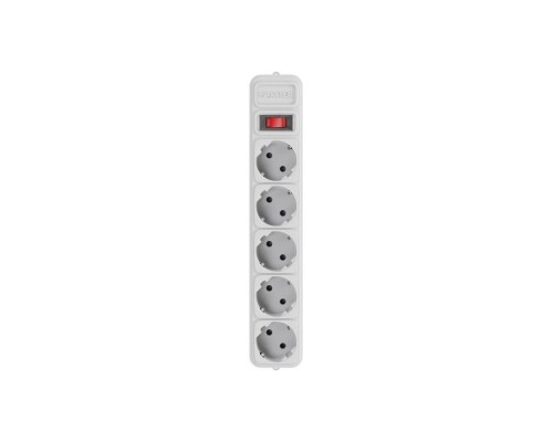 Мережевий фільтр Maxxter SPM5-G-10G, 3 м кабель, 5 розеток