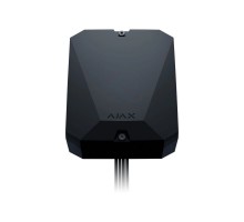 Модуль Ajax MultiTransmitter Fibra black для інтеграції сторонніх дротових датчиків