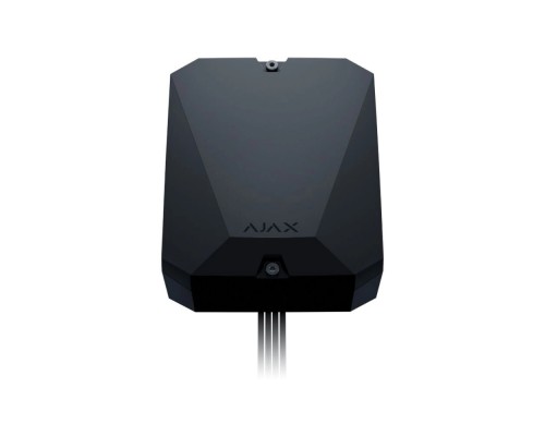 Модуль Ajax MultiTransmitter Fibra black для інтеграції сторонніх дротових датчиків