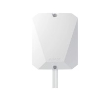 Модуль Ajax MultiTransmitter Fibra white для інтеграції сторонніх дротових датчиків